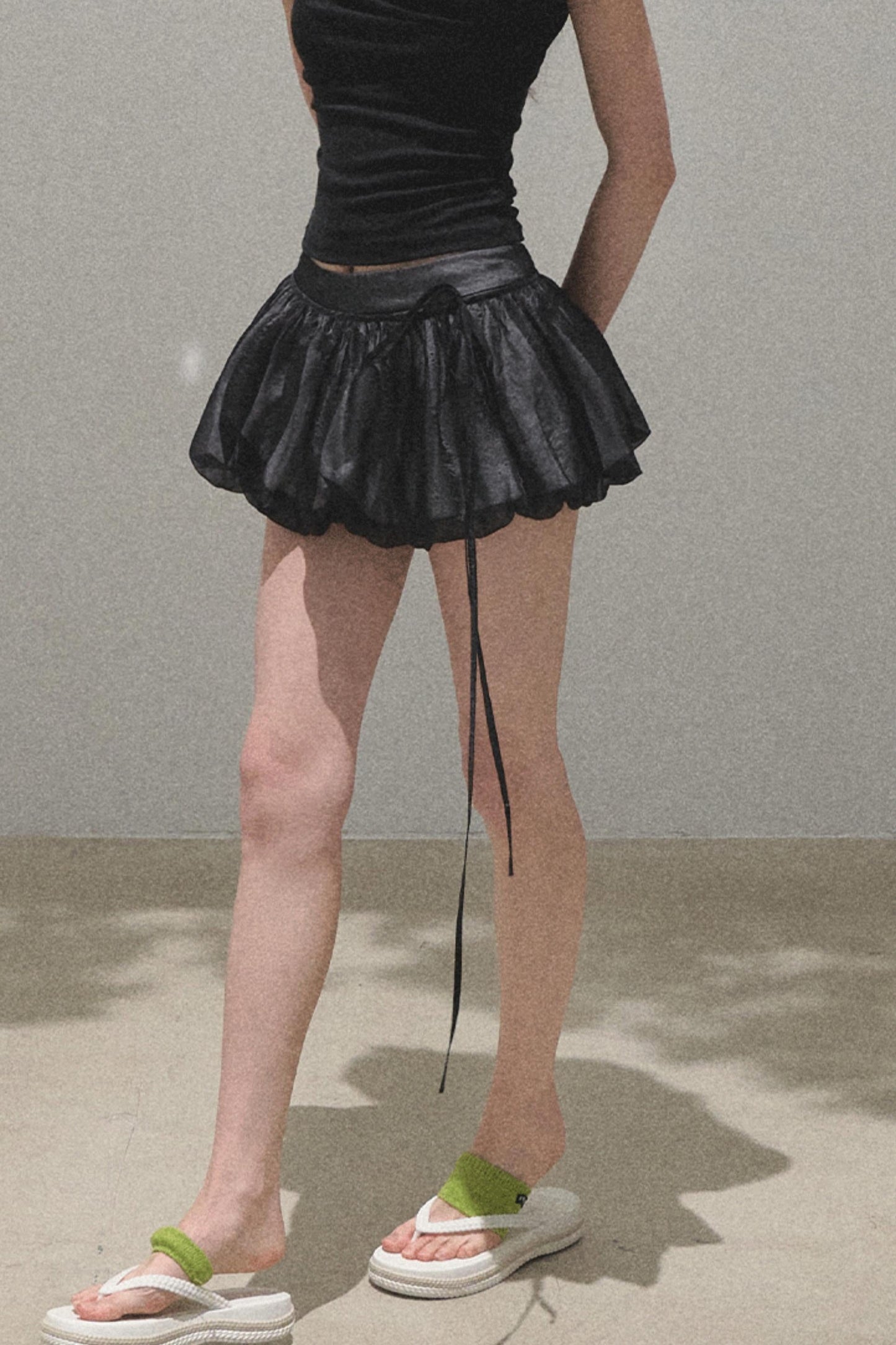 Floral Peplum Culottes Skirt Set