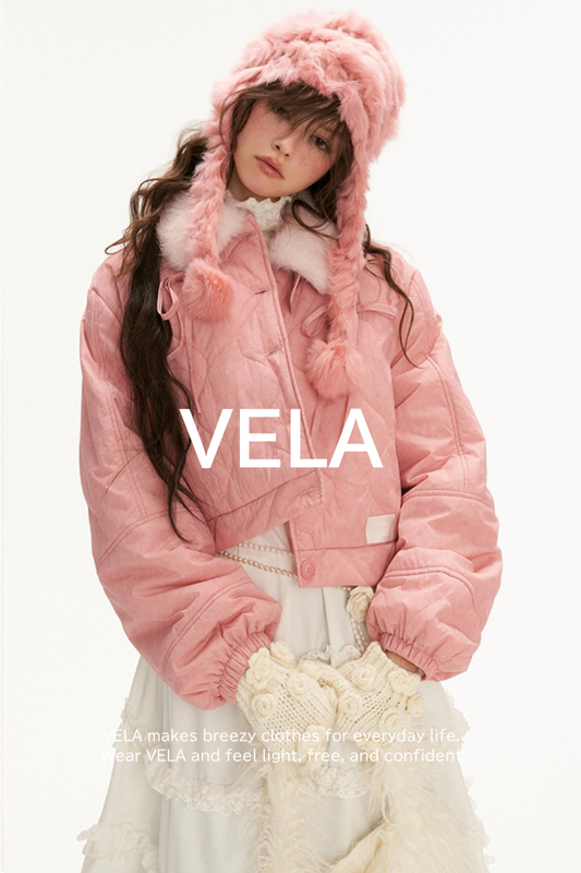 Bow Detail Winter Short Jacket