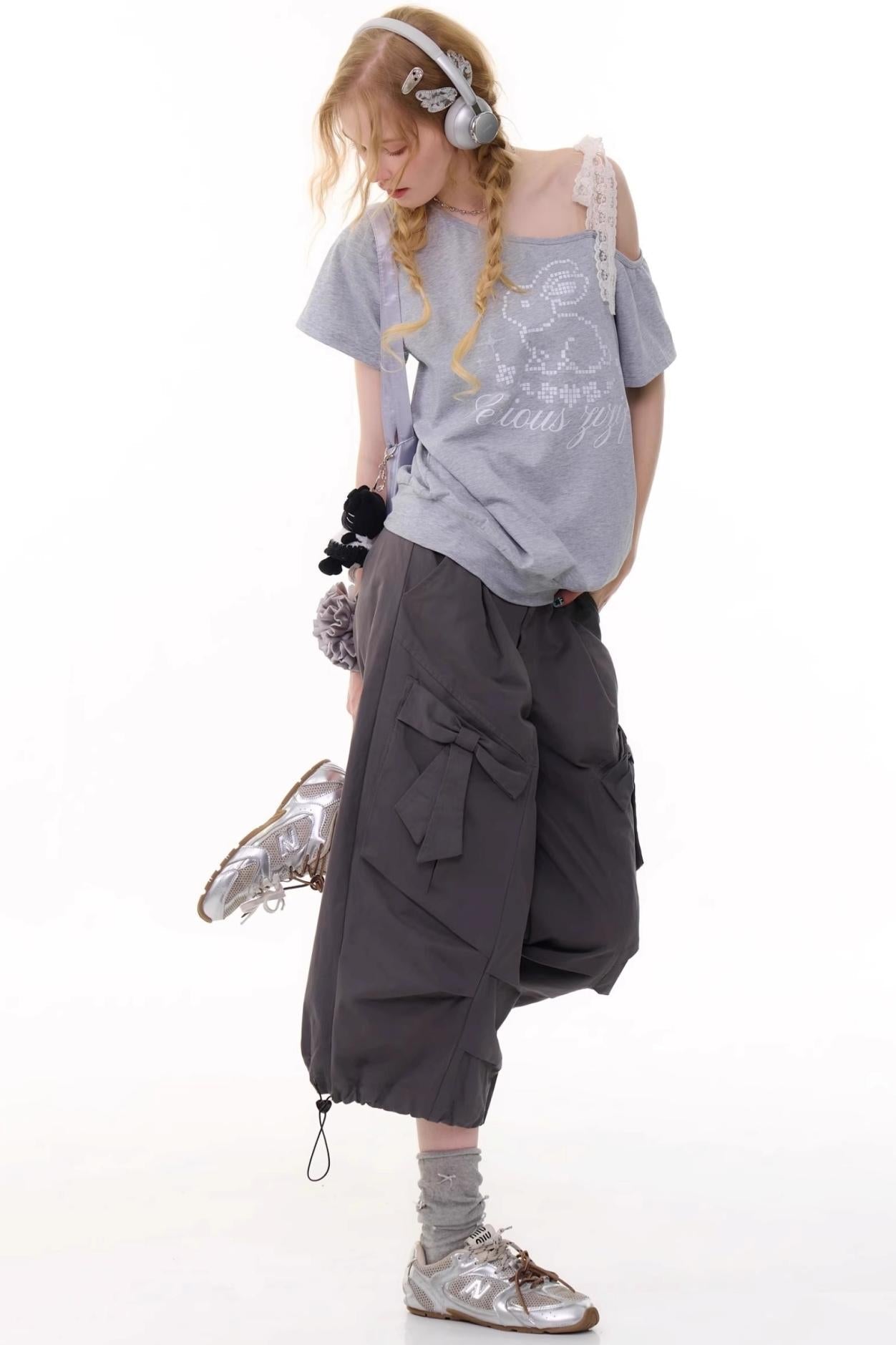 Chic Bow-Waist Trousers