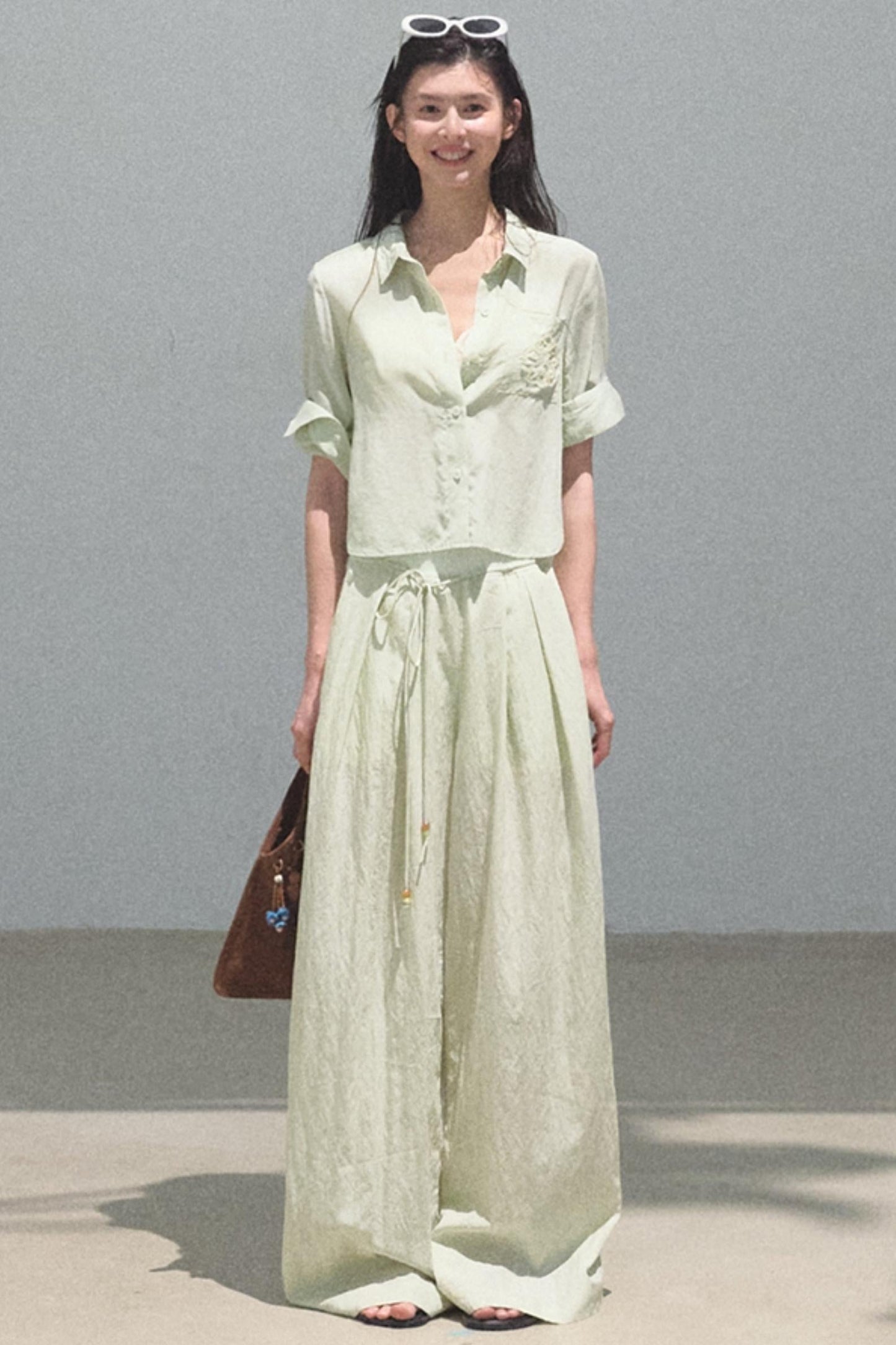 Lake Lyocell Beaded Shirt