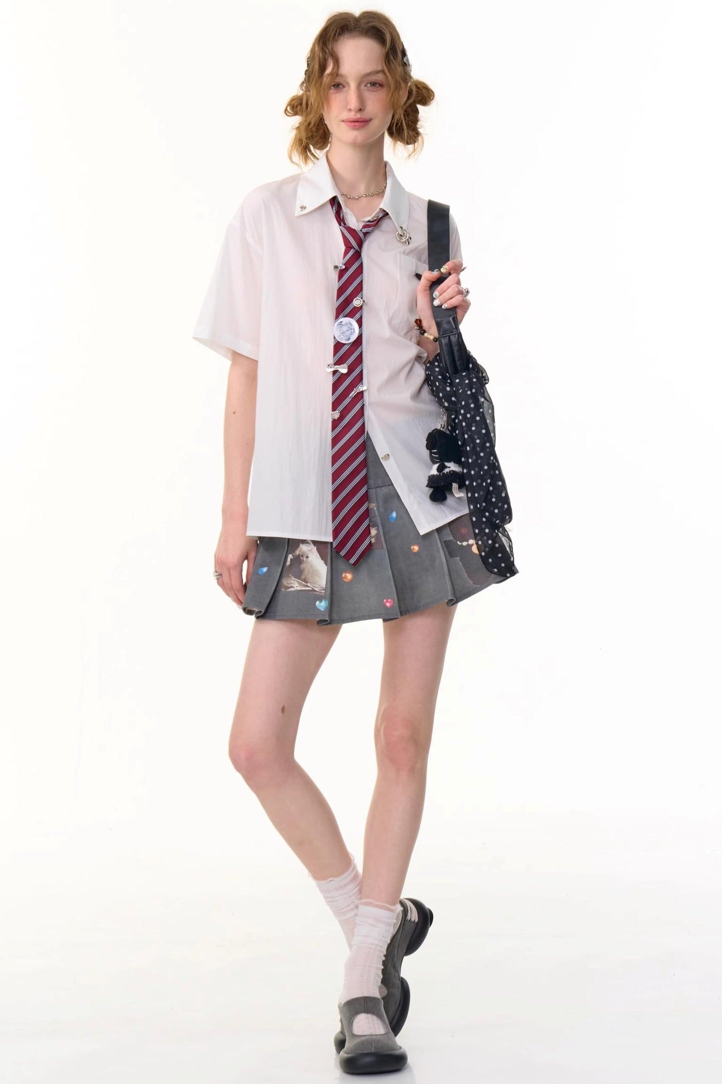 White Short Sleeve Top