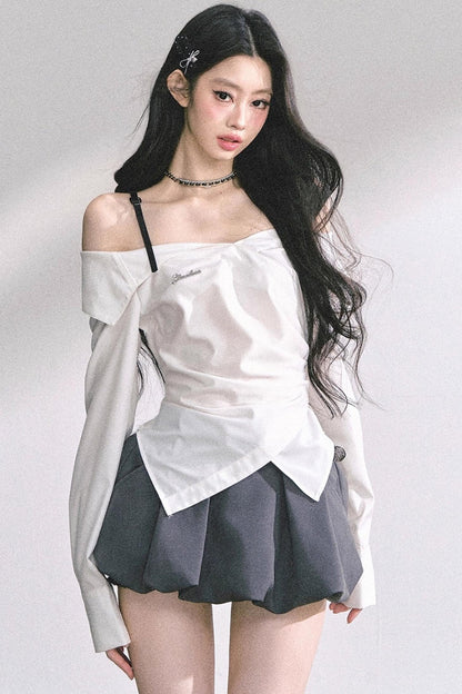 London One-Shoulder Shirt