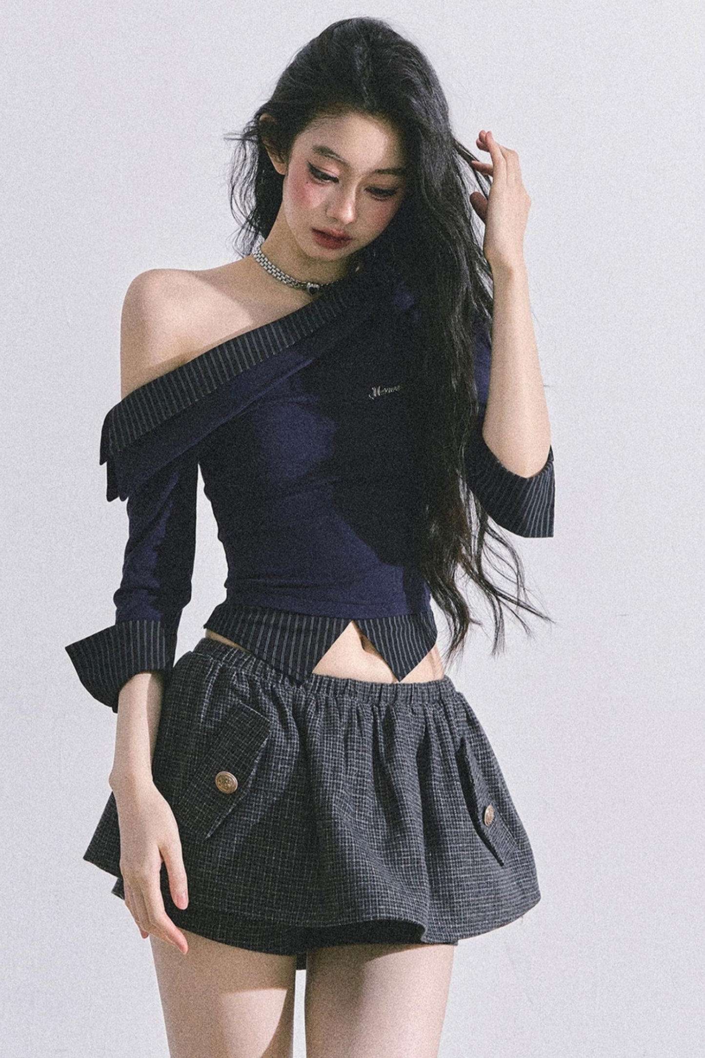 グレートーン ストライプ Tシャツ