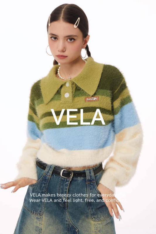 Lazy Retro Polo Neck Sweater