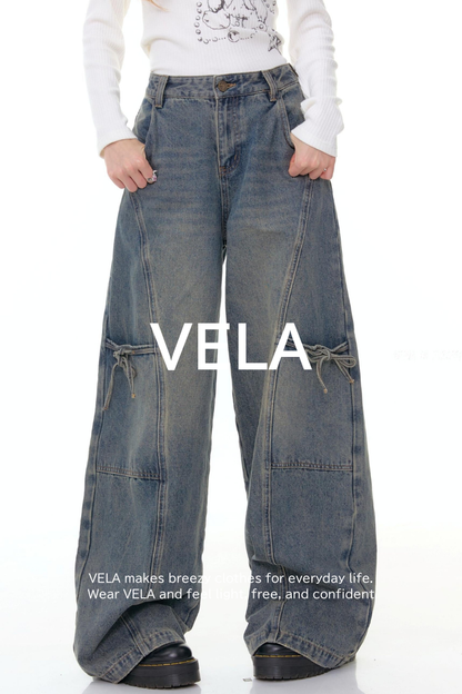 Denim Asymmetry Fit Pants