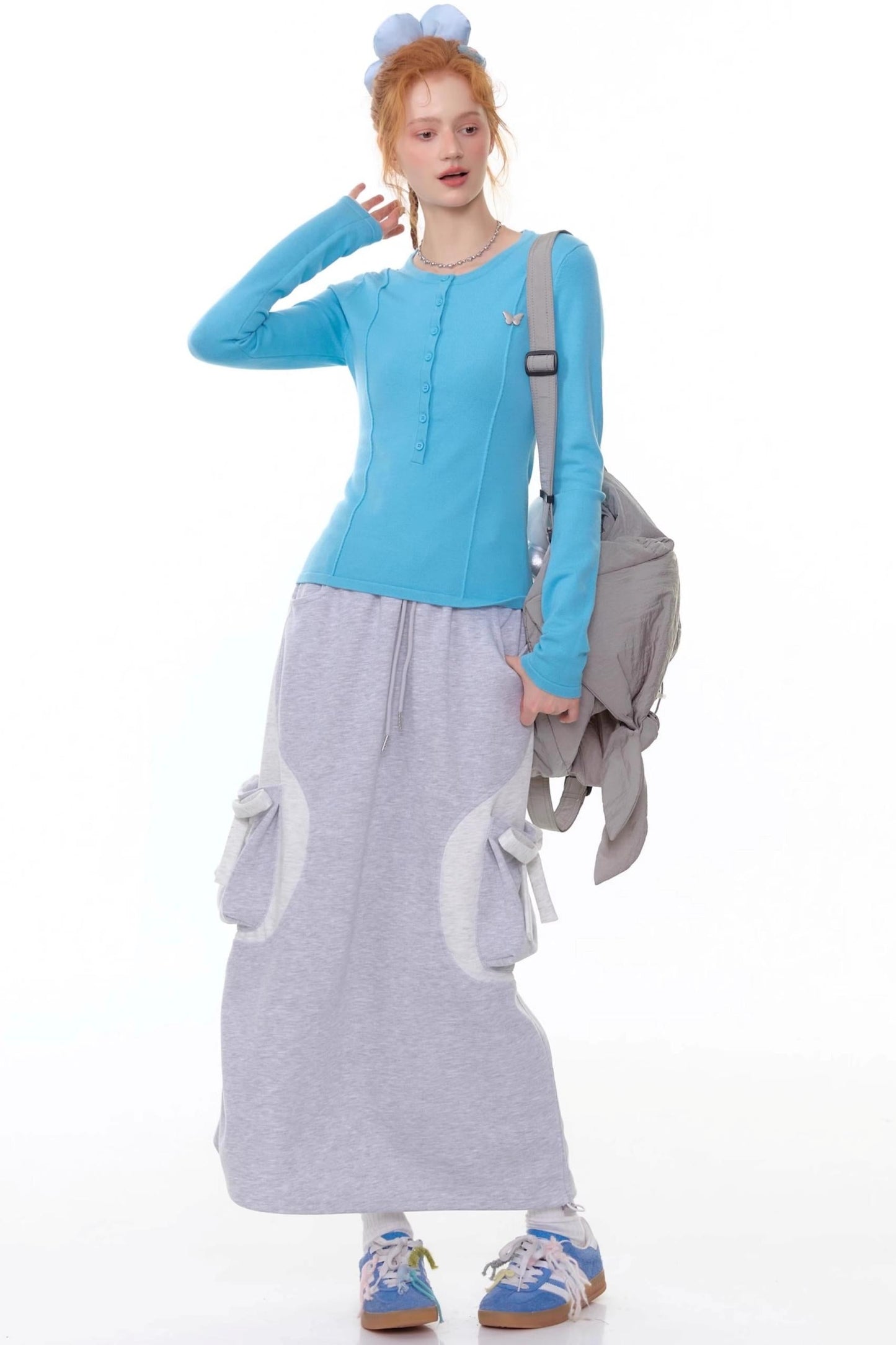 Autumn Design High Waist Skirt