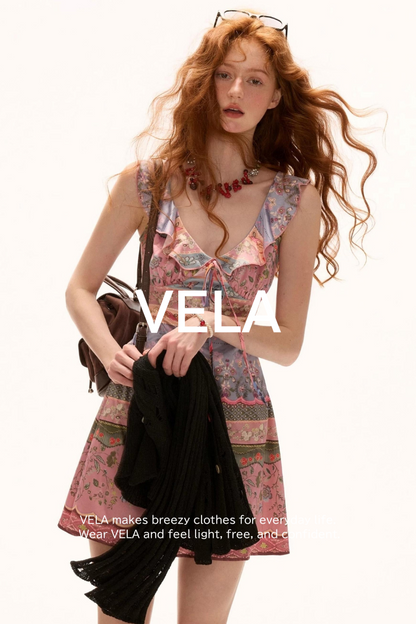 Summer Floral Stripe Dress