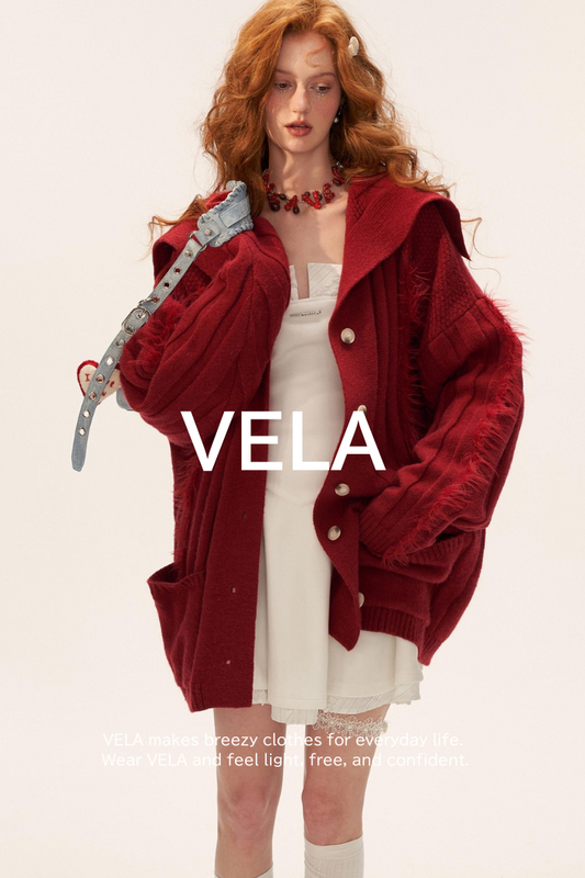 Lapel Knitted Loose Sweater Jacket