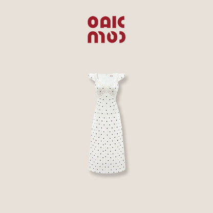 Polka Dot Plum Blossom Dress