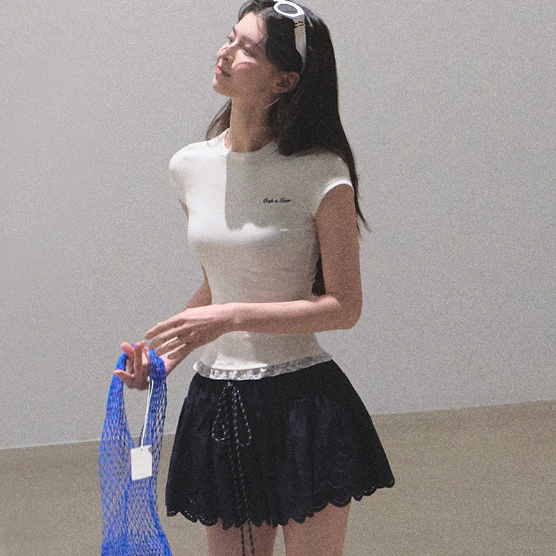 Antibacterial Lace Tee