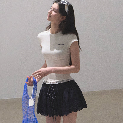 Antibacterial Lace Tee