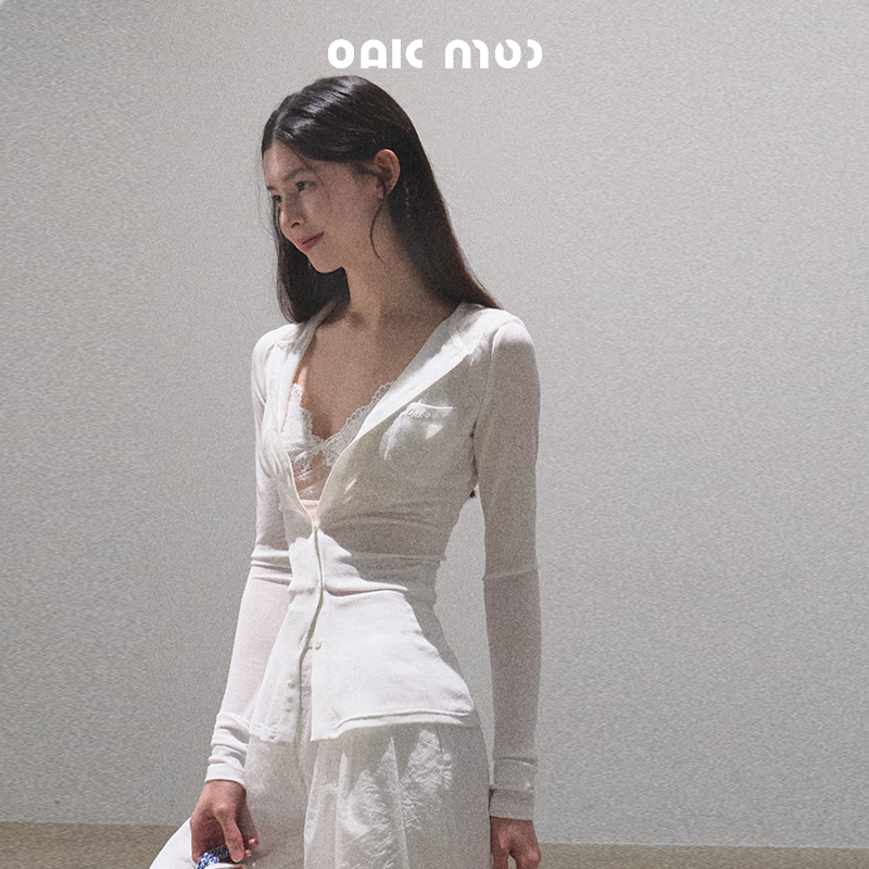 Snowflake Knit Hoodie &amp; Patchwork Shorts Set-Up