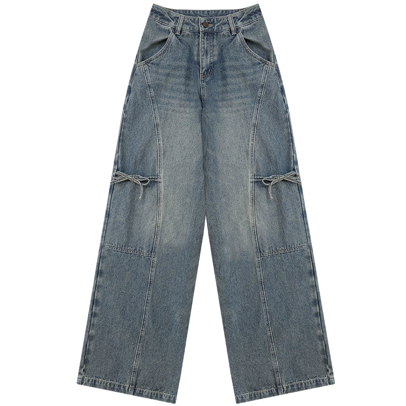 Denim Asymmetry Fit Pants