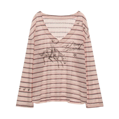 Large V-Neck T-Shirt