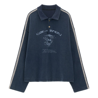 American Style Polo Sweatshirt