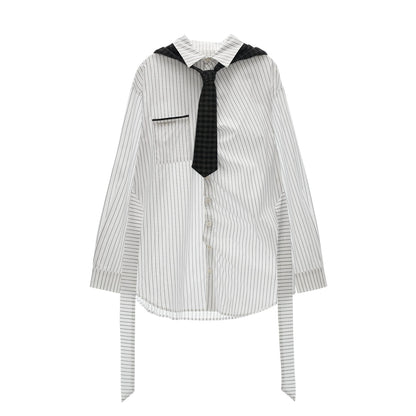 Long Striped Long Sleeve Shirt