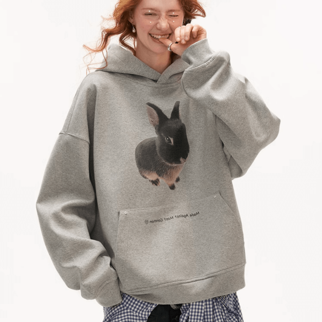 Cute Bunny Hooded Sweatshirt
