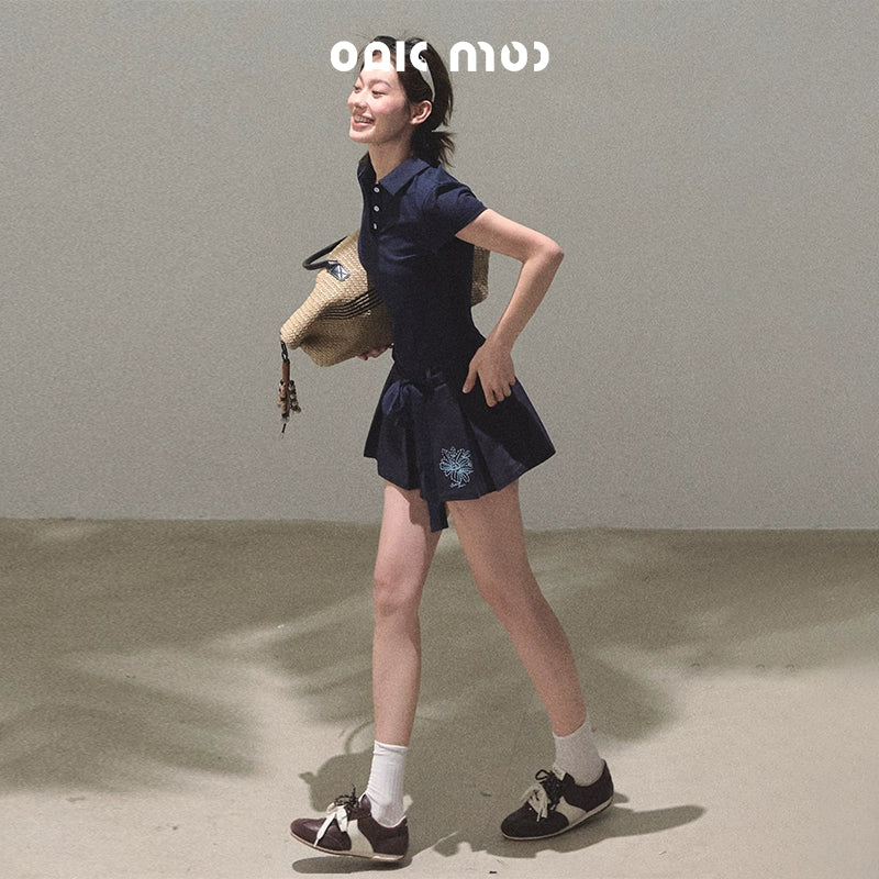 Cool Cotton Polo Skirt Set-Up