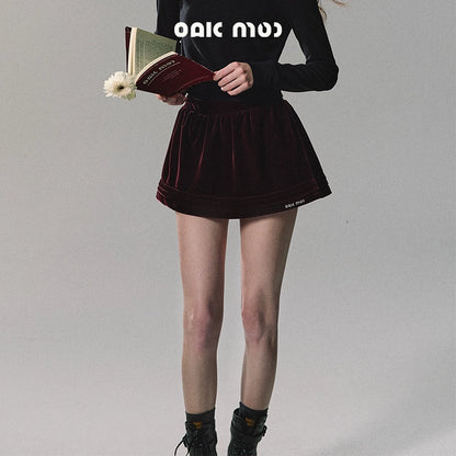 Ancola Red Velvet Heavy Industries Skirt