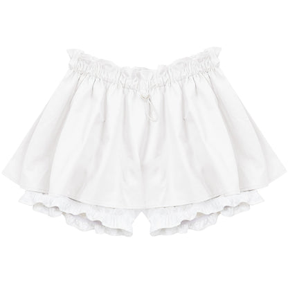 High-Waist Fungus A-Line Skirt Shorts