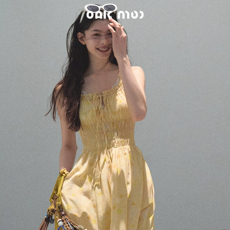 Bubbling Soda Printed Slip Dress