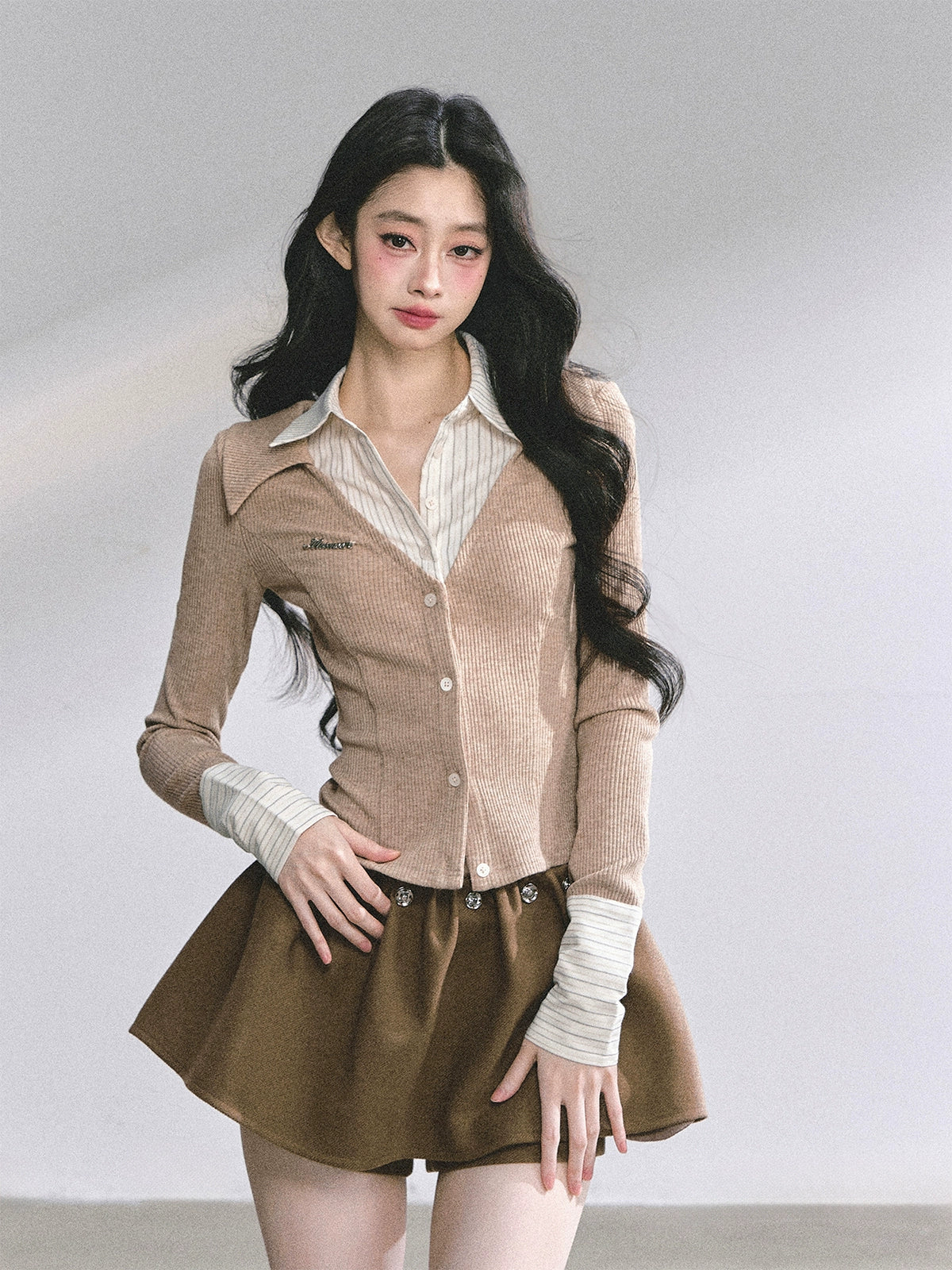 Autumn Striped Polo Shirt