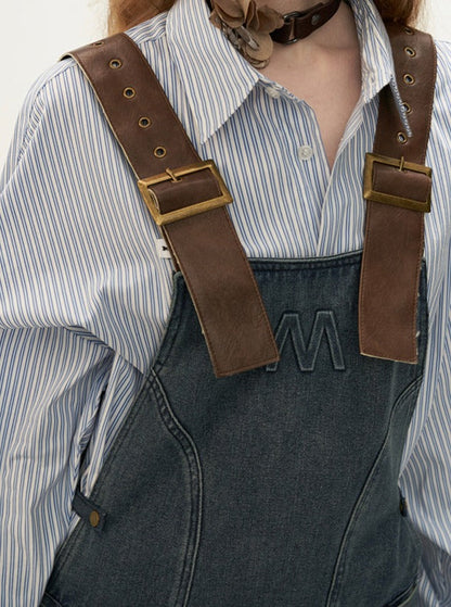 Vintage Denim Short Slip Dress