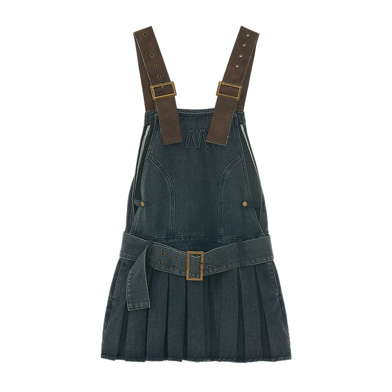 Vintage Denim Short Slip Dress
