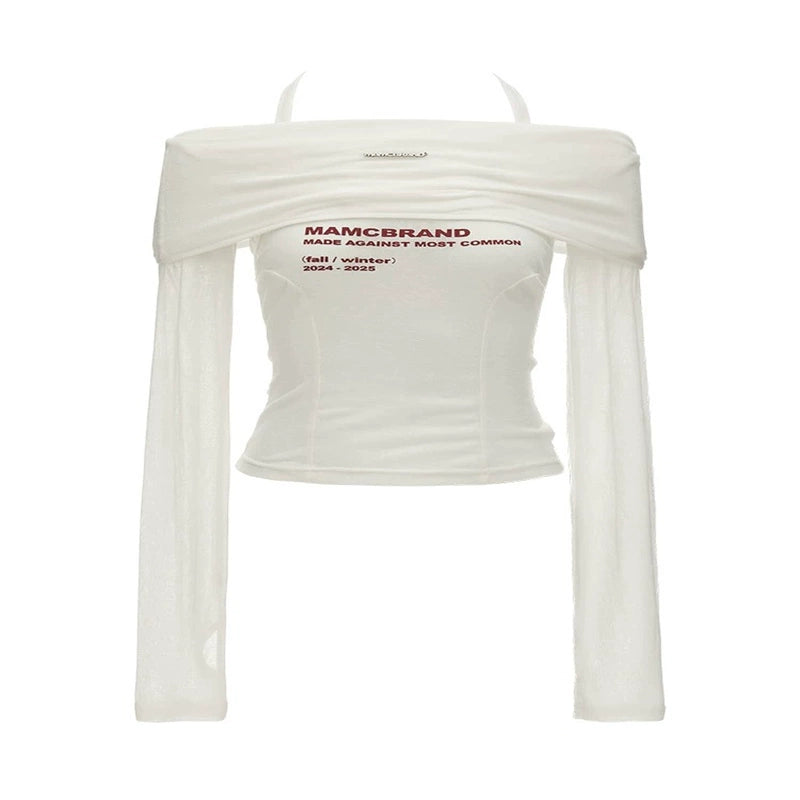 Premium Off-Shoulder Long Sleeve Top