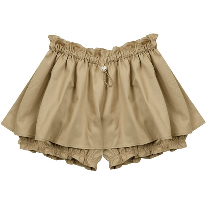 High-Waist Fungus A-Line Skirt Shorts
