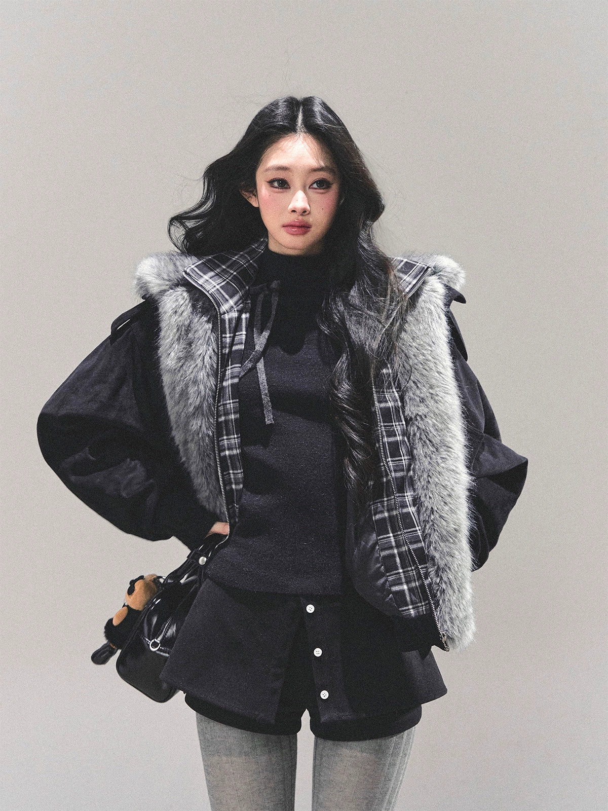 Plaid Padded Cotton Jacket