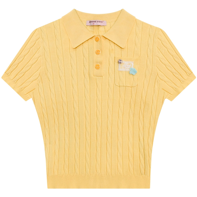 Summer Slim Fit Polo Tee