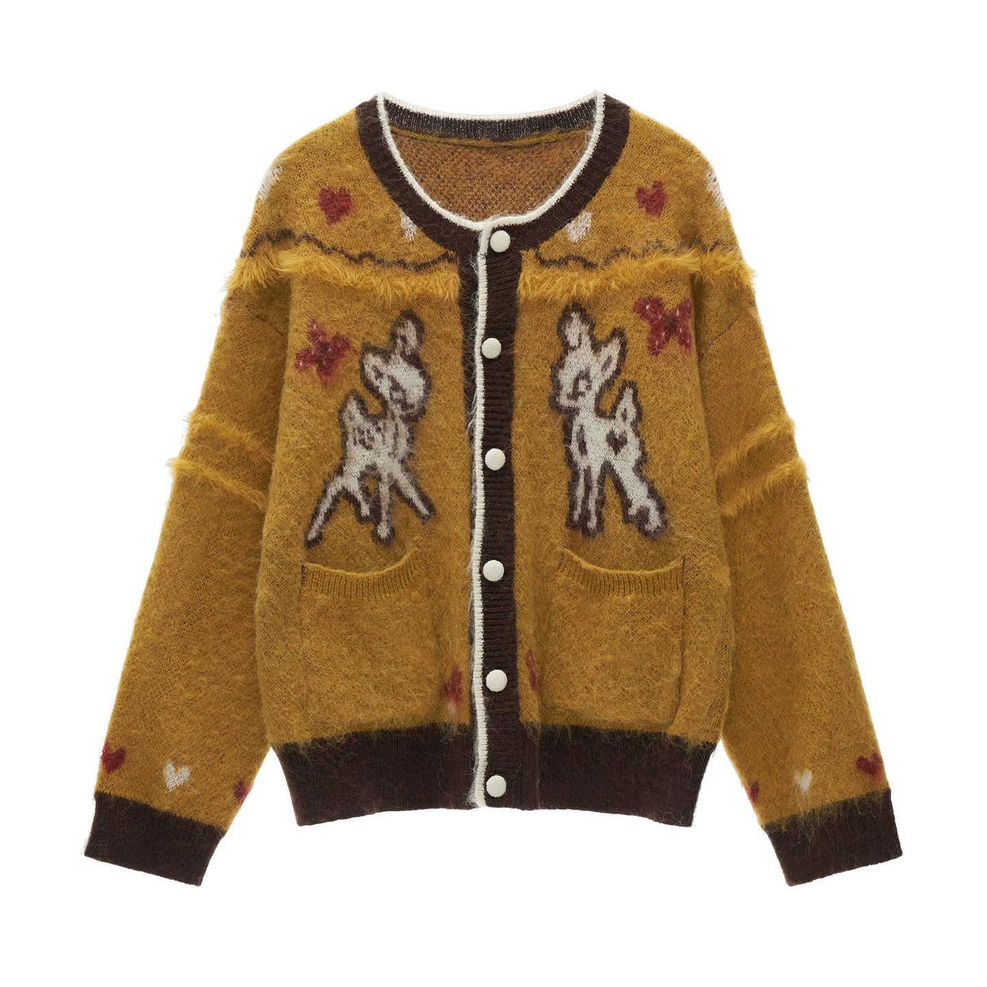 Cute Butterfly Fawn Cardigan