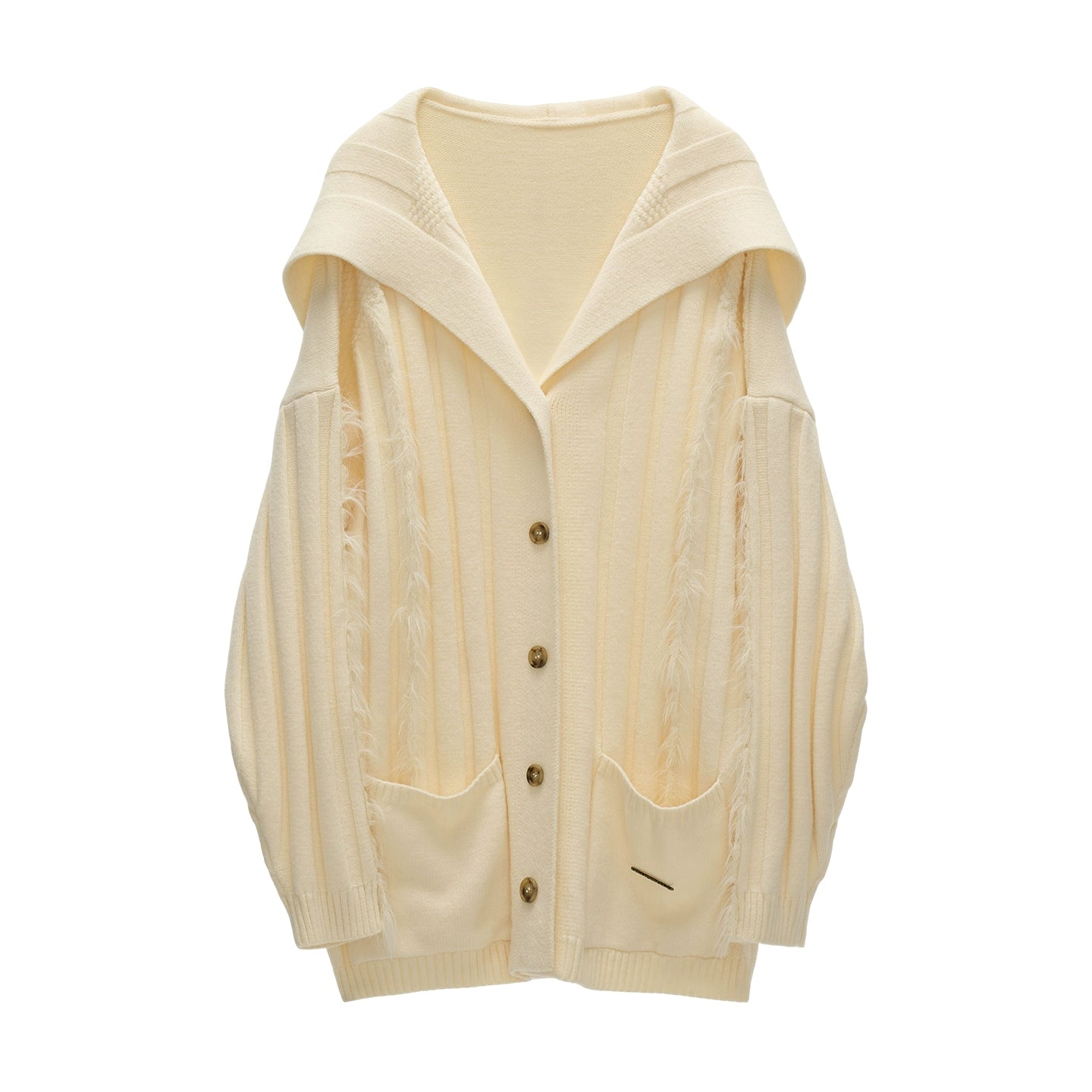 Lapel Knitted Loose Sweater Jacket