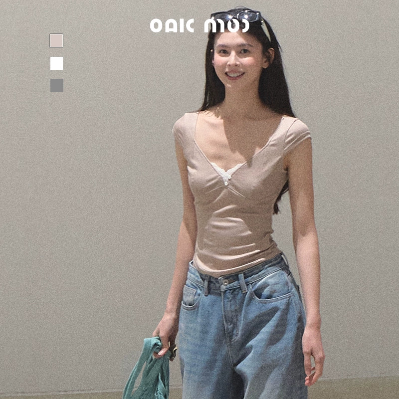 Whispering V-Neck Tee