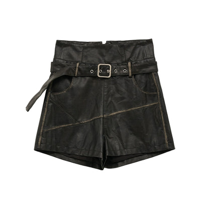 distressed spray painted zipper short jacket