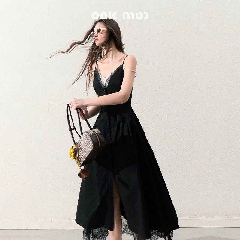 Elegant Waist Slip Dress