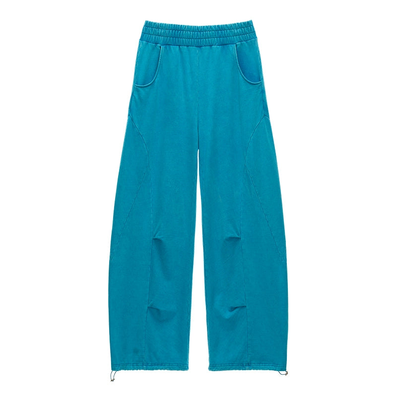 Luxe Loose-Leg Sports Pants