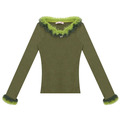 美式复古针织毛衣