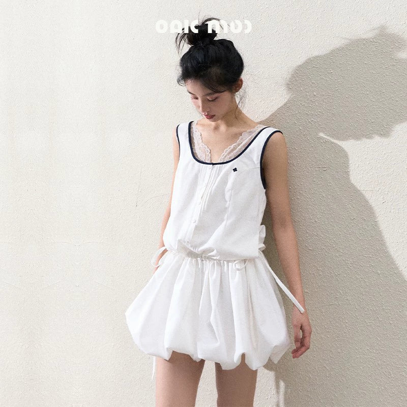 Sporty Chic Bud Skirt Dress