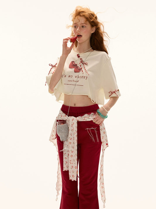 A Cherry Bow T-shirt