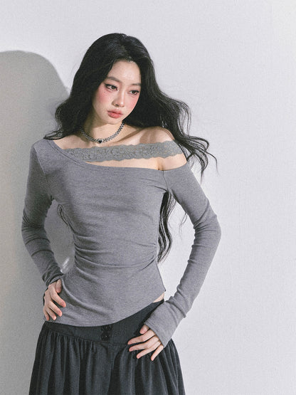Barbaric Lace Off The Shoulder Top