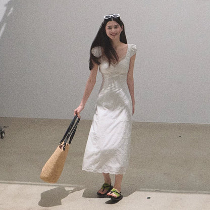 Bohemian Floral Embroidered Dress