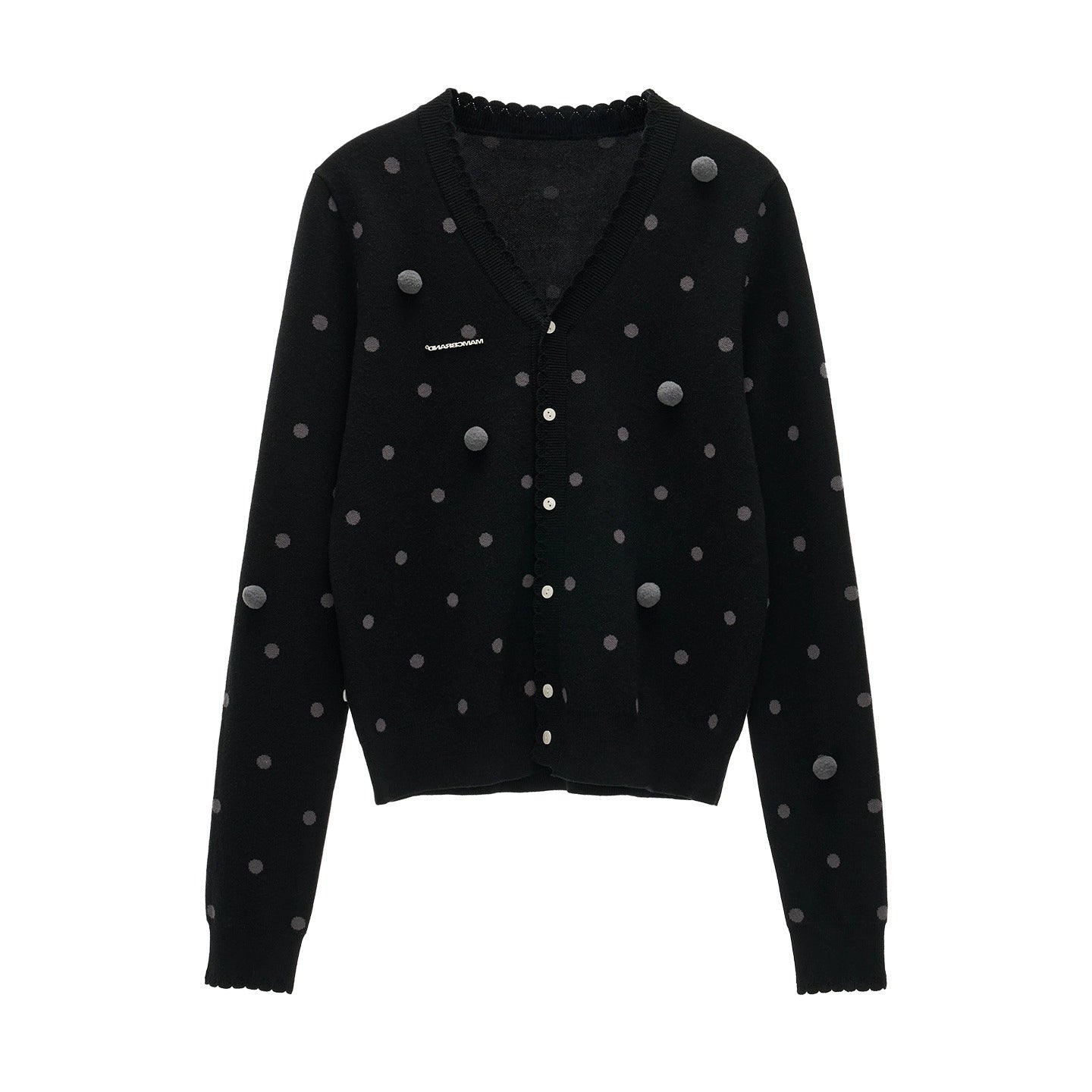 dot cardigan