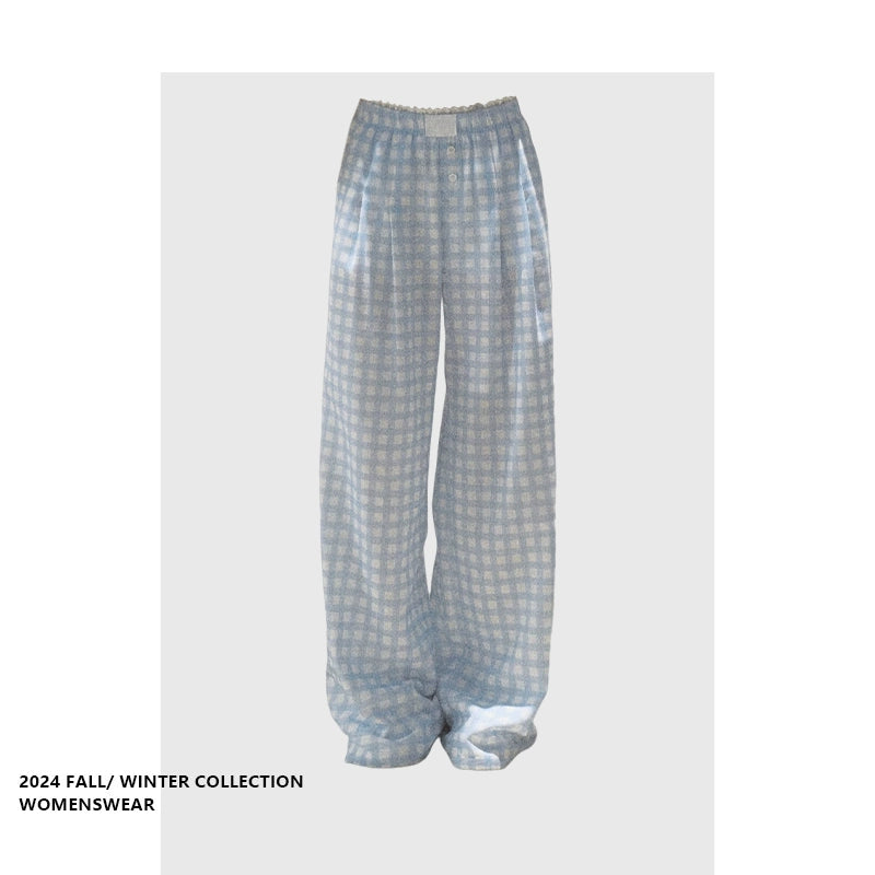 Wide-Leg Tencel Hemp Pants