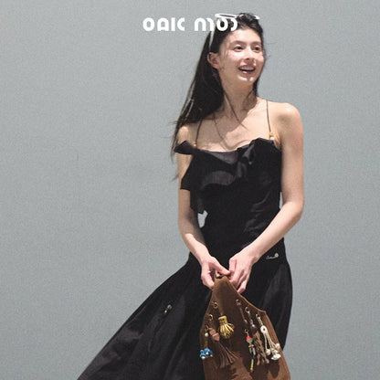 Summer Ruffled Camisole Skirt Set-Up