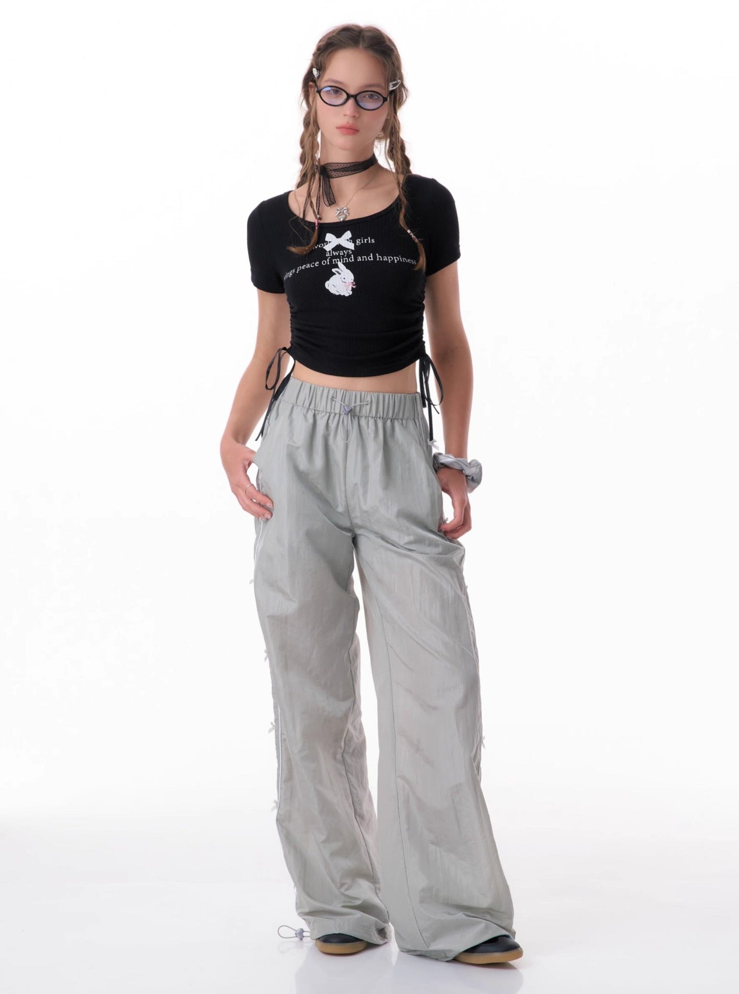 American-Style Wide-Leg Pants