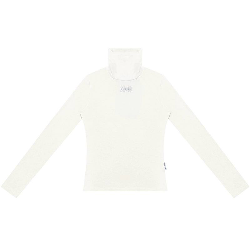 Autumn Retro High Neck Knitted Top