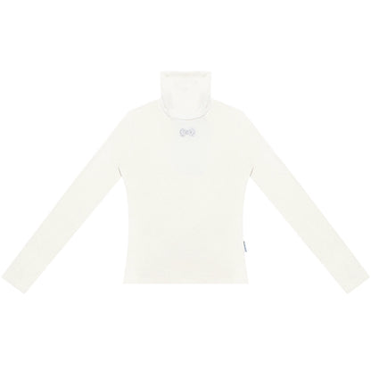 Autumn Retro High Neck Knitted Top