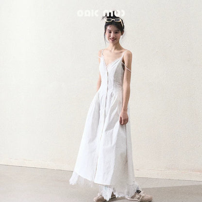 Elegant Waist Slip Dress